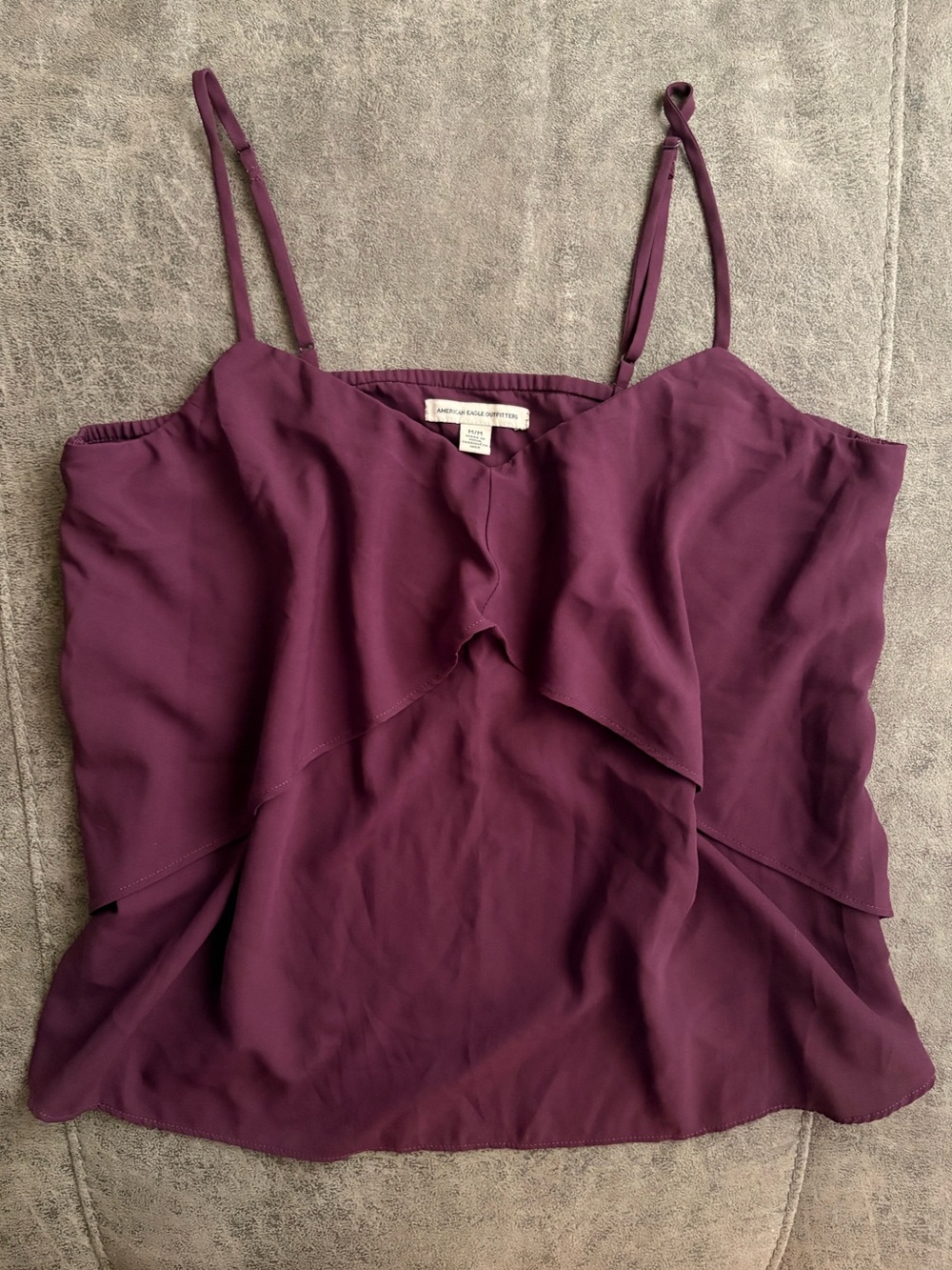 AEO Plum Spaghetti Strap Blouse